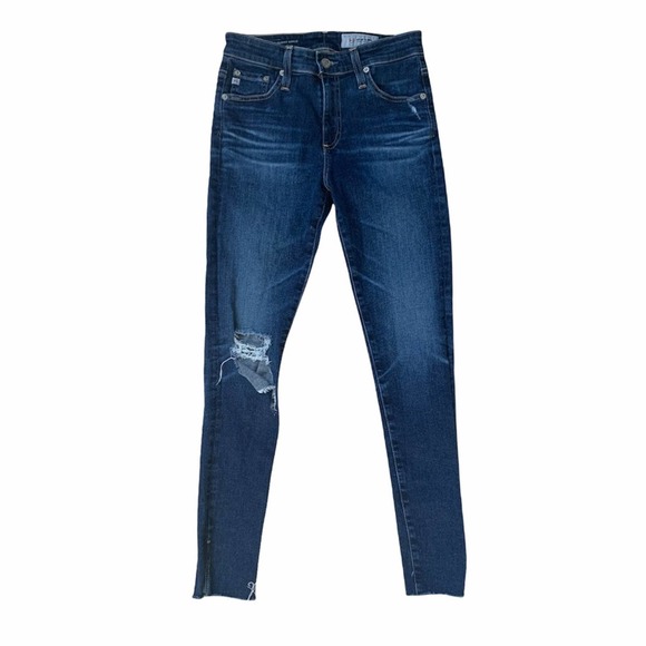 Ag Adriano Goldschmied Denim - AG The Farrah high rise skinny ankle jeans size 26